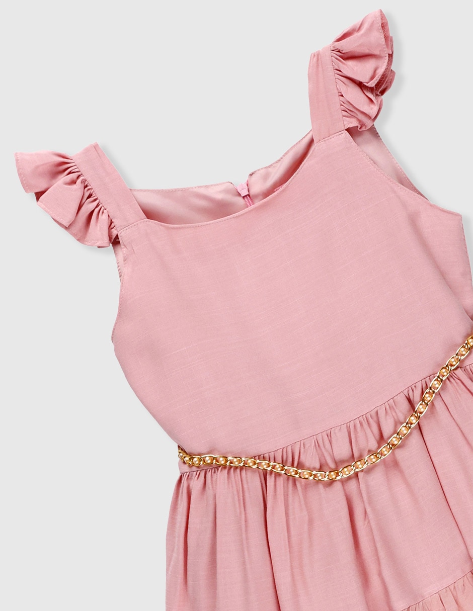 Vestido volantes niña 3