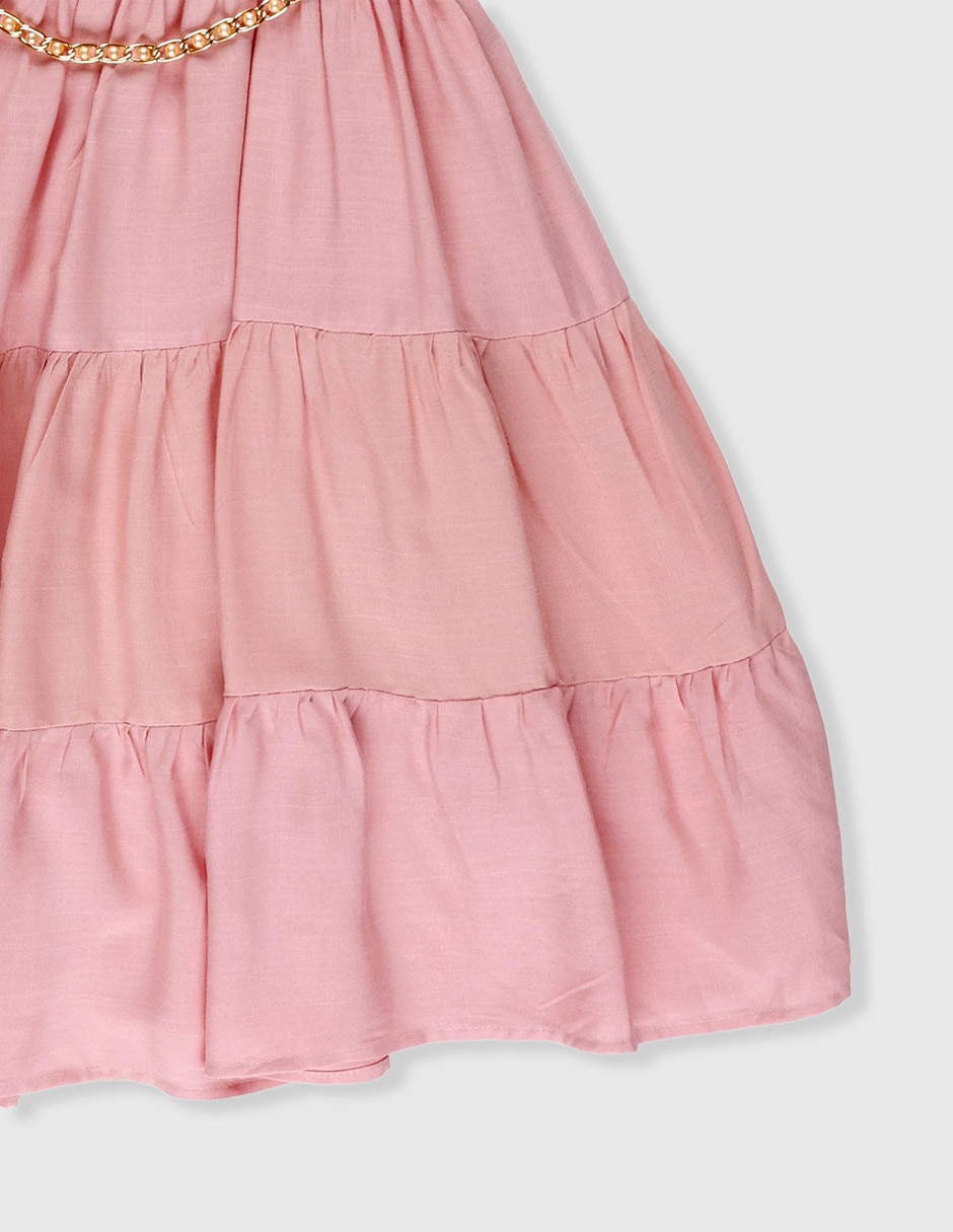 Vestido volantes niña 4
