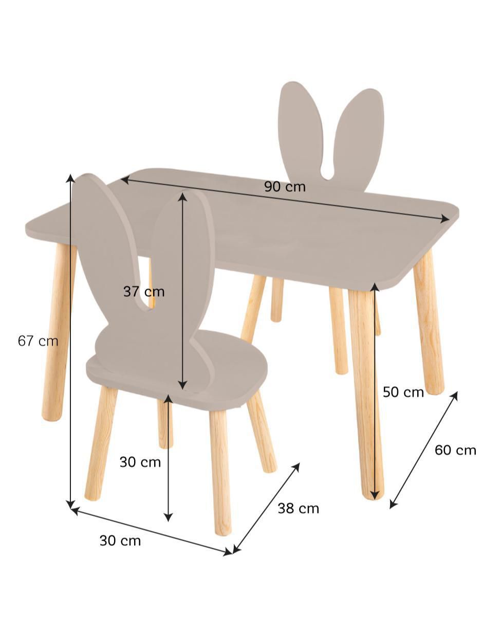 Set de mesa infantil armable 5