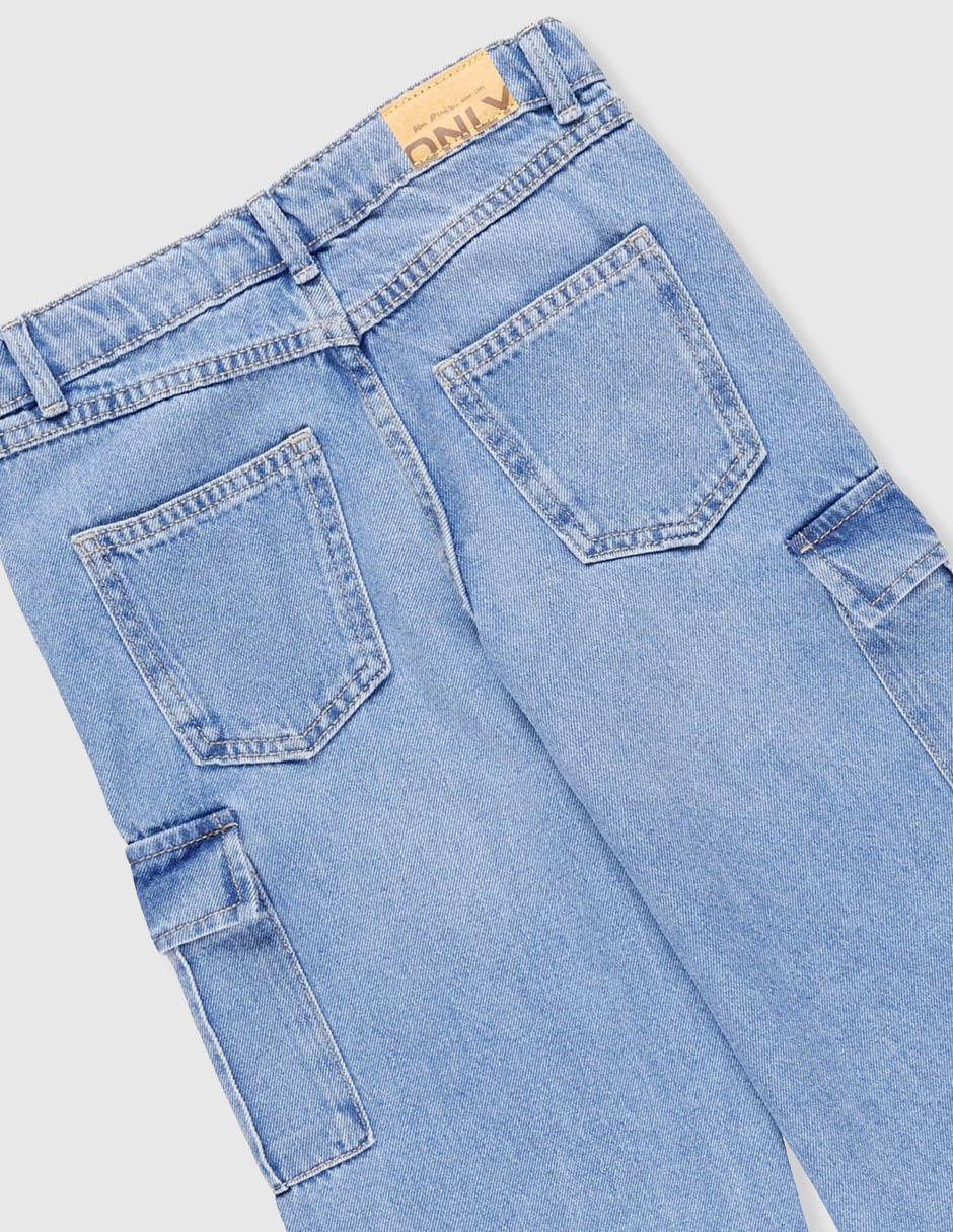 JEANS 15277752 ALGODÓN WIDE LEG 4