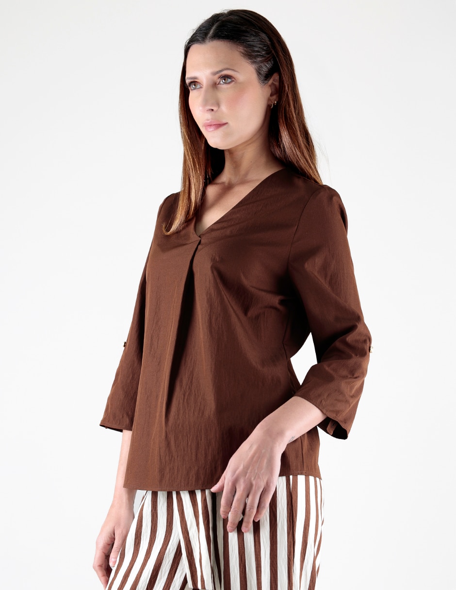 Blusa manga 3/4 para mujer 1