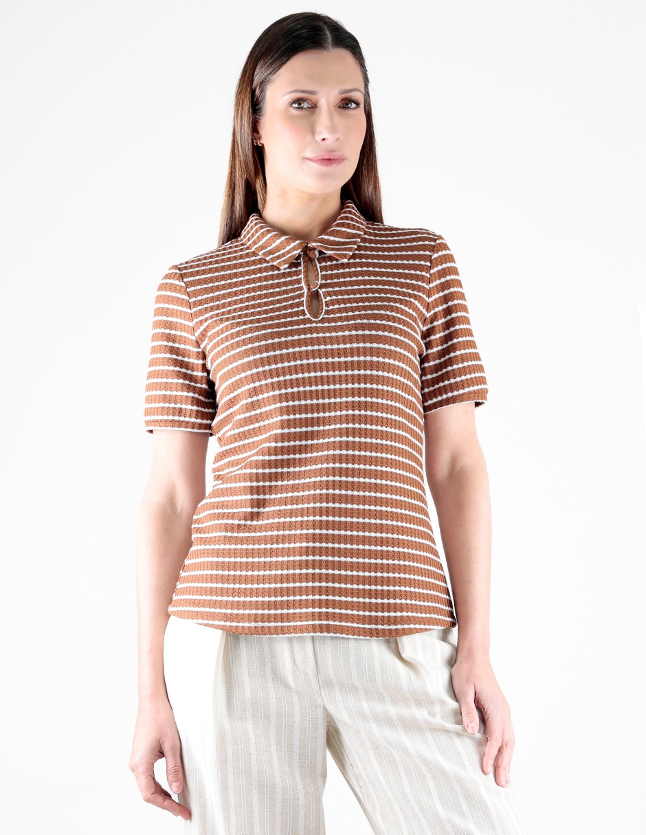 Blusa manga corta para mujer 1