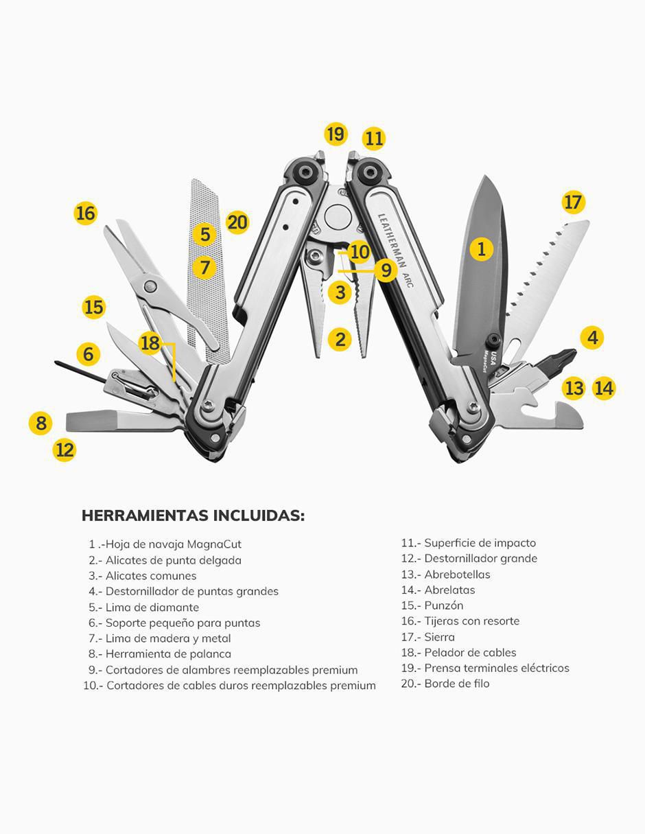 "navaja" leatherman arc