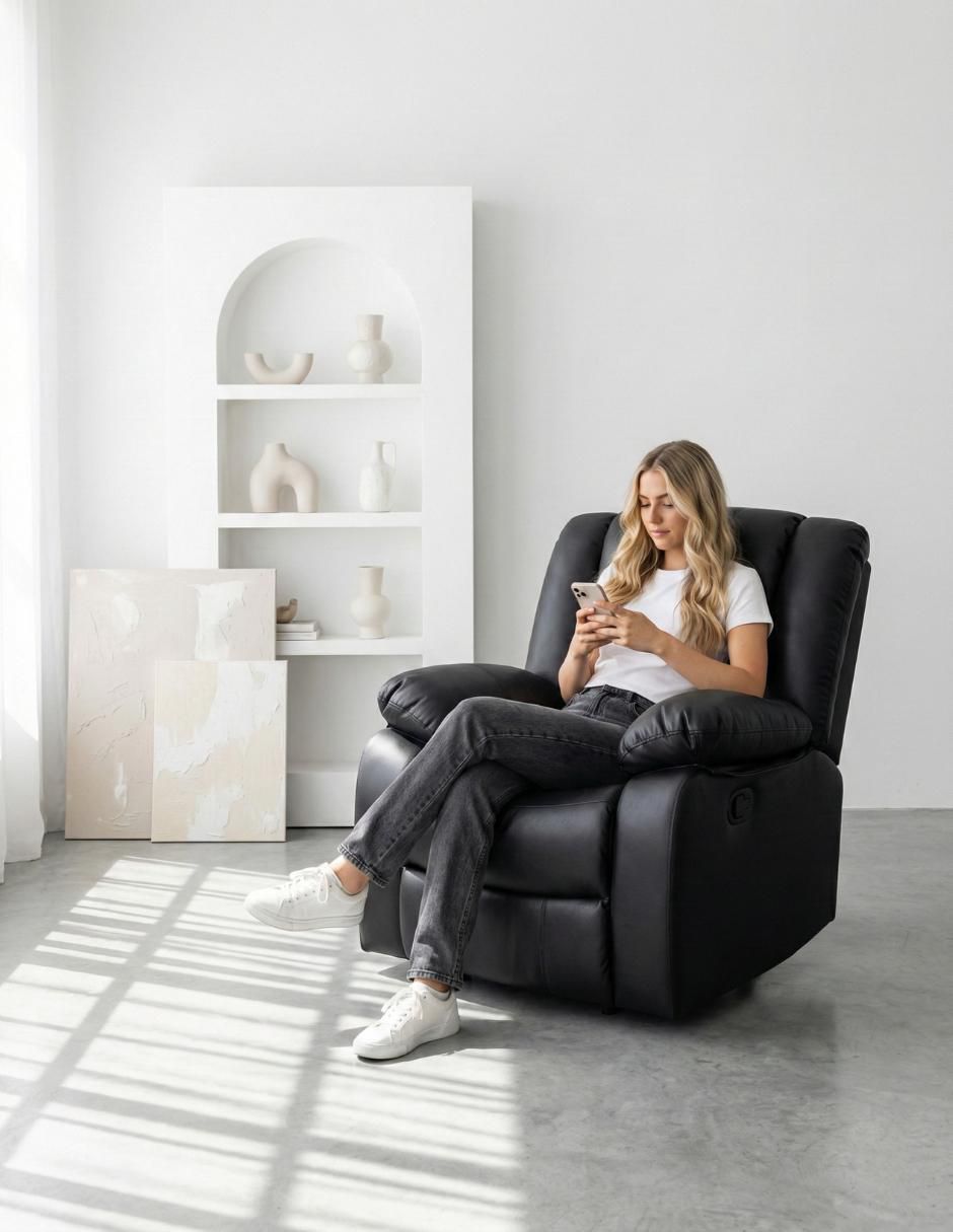 Sillón Bryce Easy Living de vinipiel
