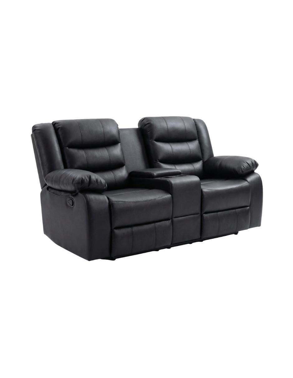 Reclinable Love Seat Bryce de vinipiel 3
