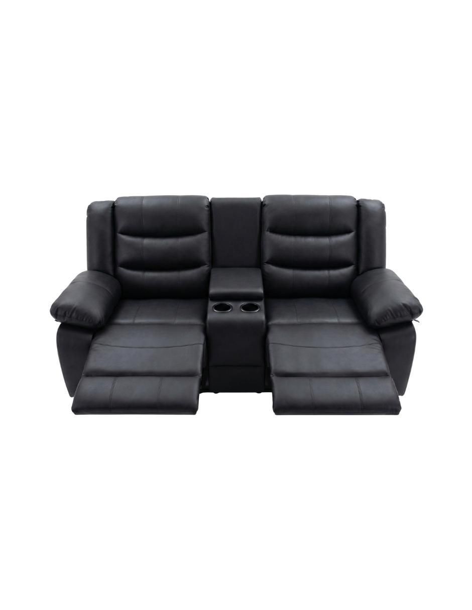 Reclinable Love Seat Bryce de vinipiel 2