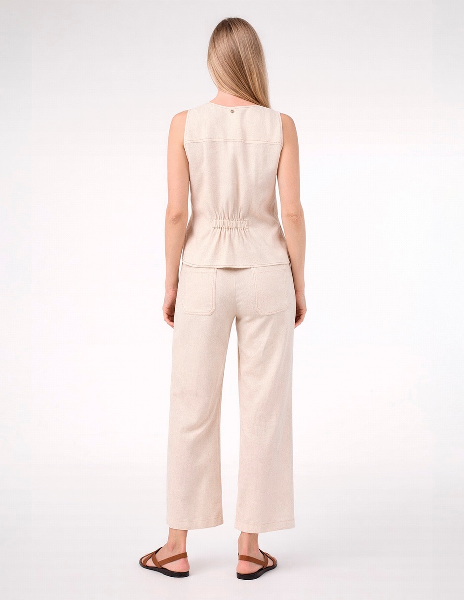 Pantalón carpenter regular para mujer 7