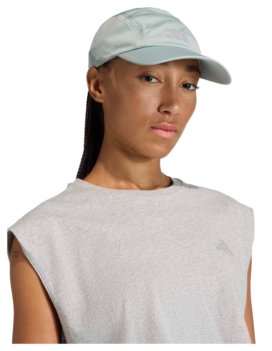 Gorra visera curva correa ajustable para correr Adidas adulto