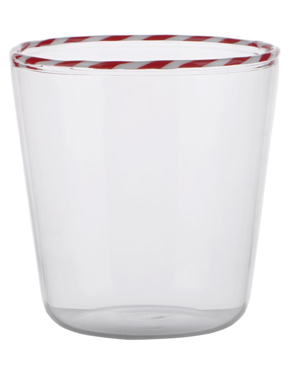 Vaso corto haus holidays de vidrio 1
