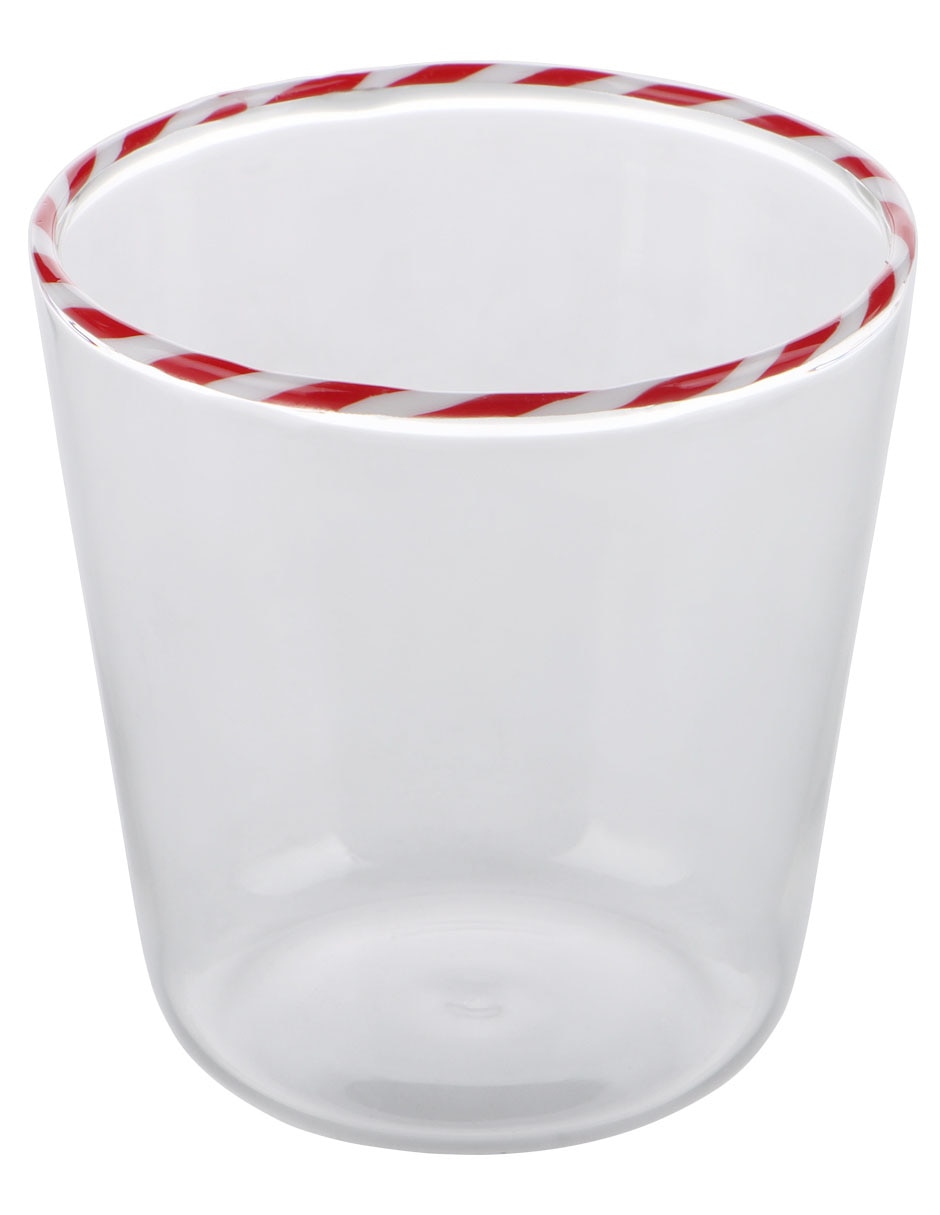 Vaso corto haus holidays de vidrio 2