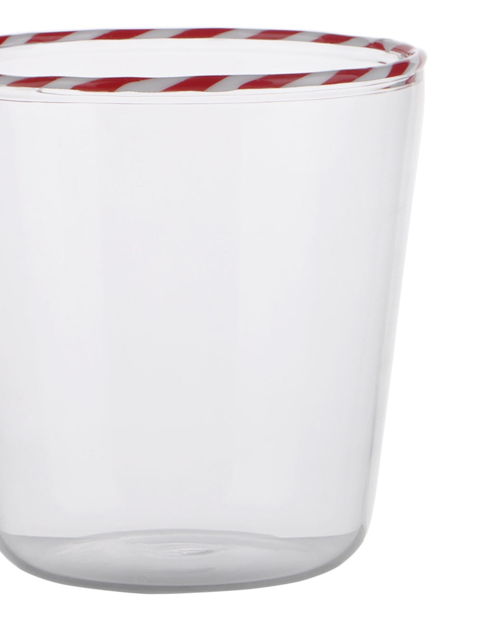 Vaso corto haus holidays de vidrio 3