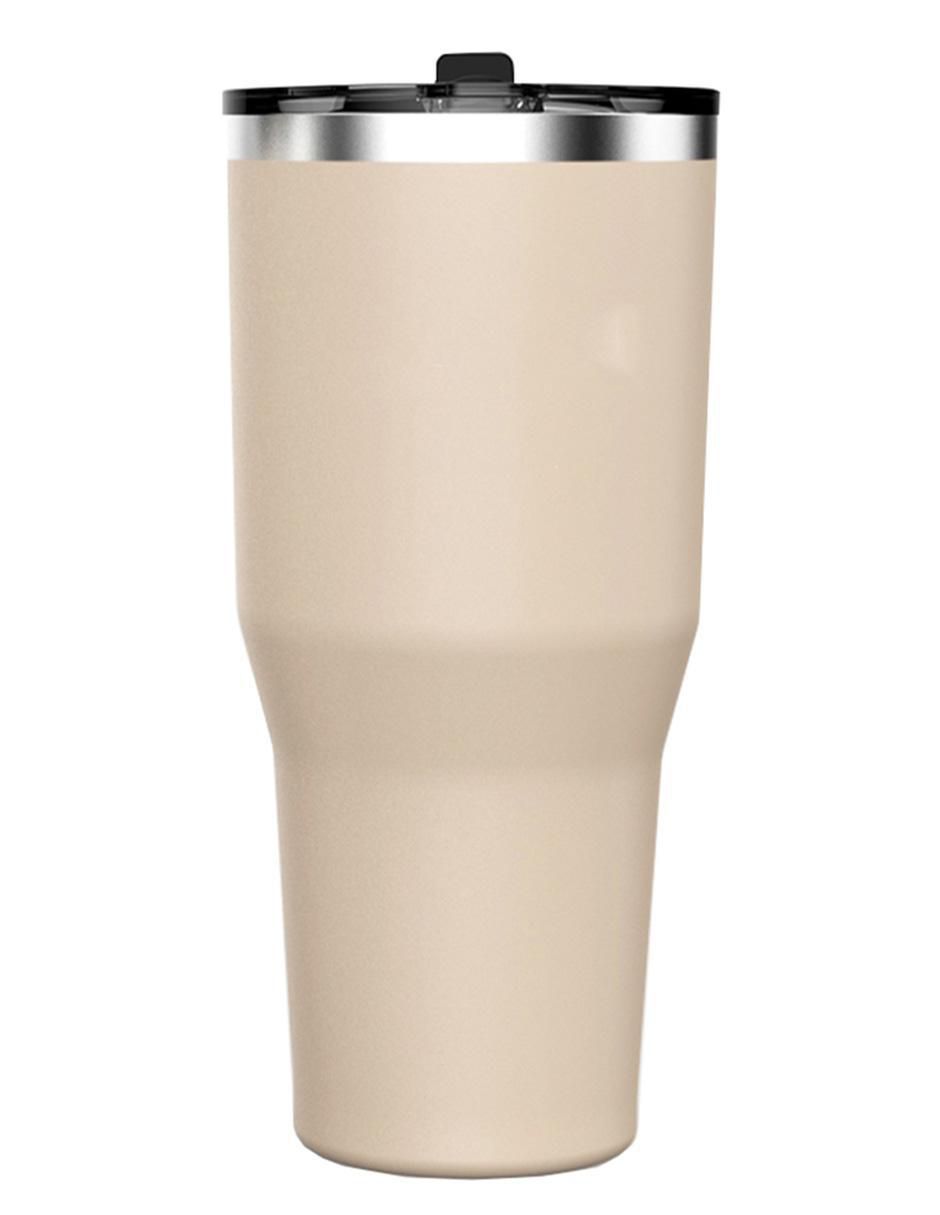 Termo de acero inoxidable con tapa a presión 1.2 L 2