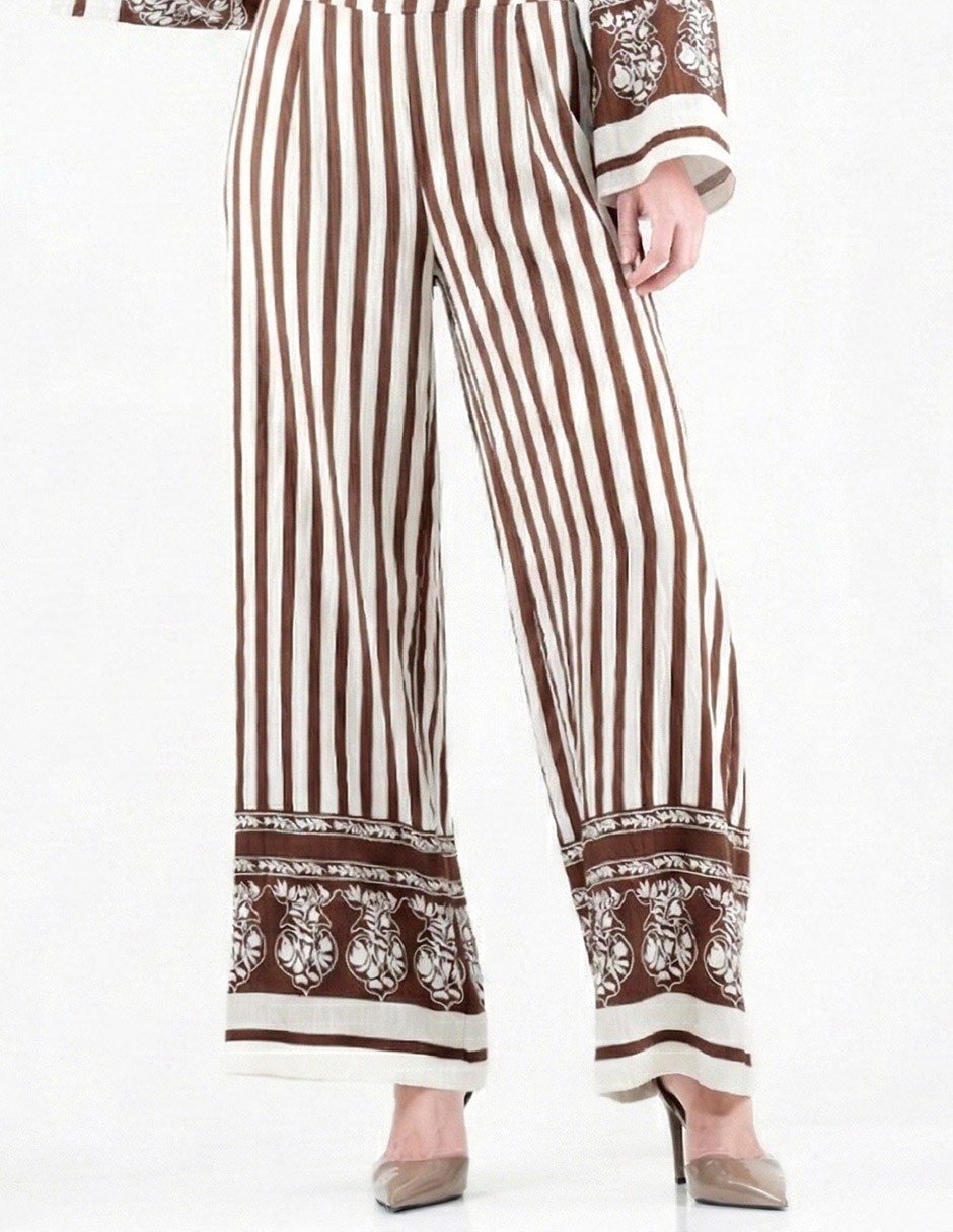Pantalón relaxed wide leg para mujer 1