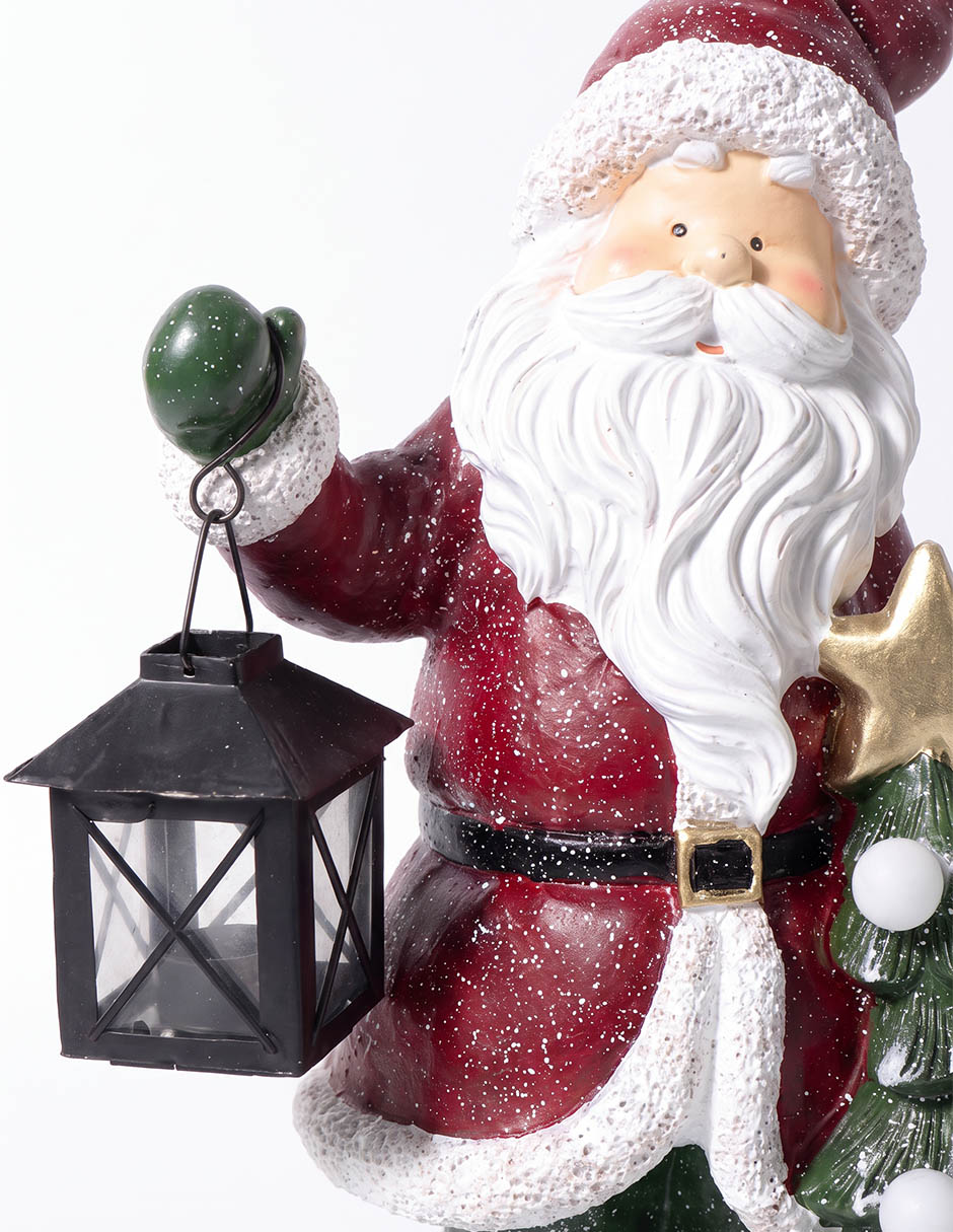 Figura decorativa de santa claus navidad