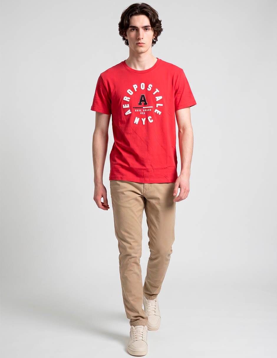 Playera cuello redondo para hombre 1