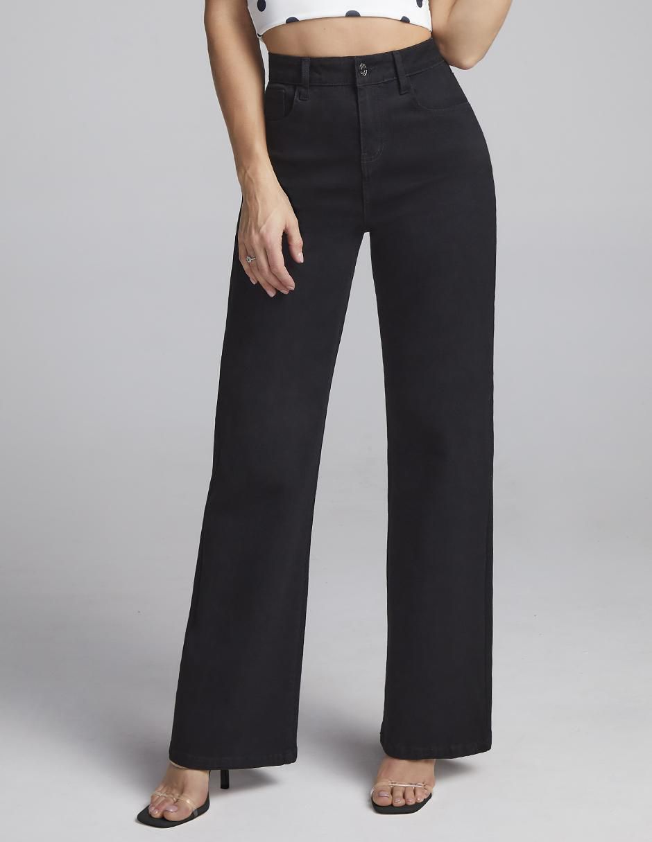 Jeans wide leg flex para mujer