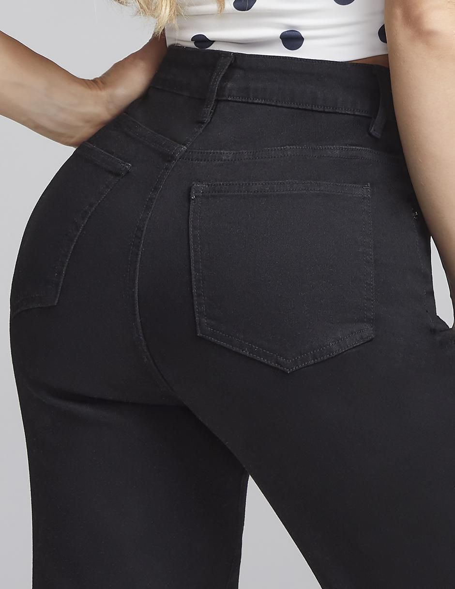 Jeans wide leg flex para mujer 4