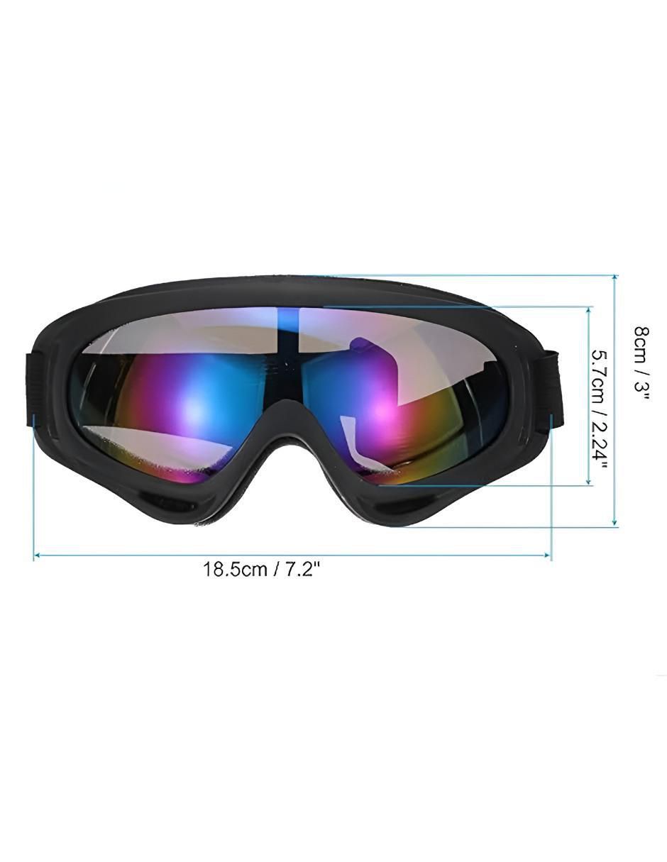 Goggle táctico visor xtellar para montañismo de mujer