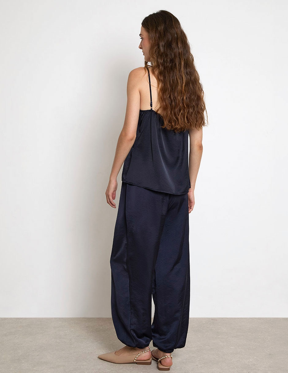 Pantalón relaxed amplio para mujer 2