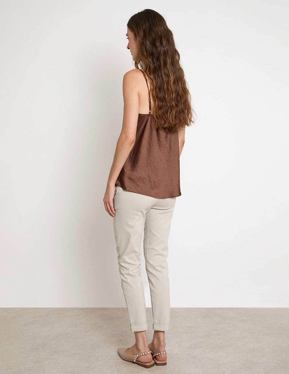 Pantalón capri slim para mujer 2