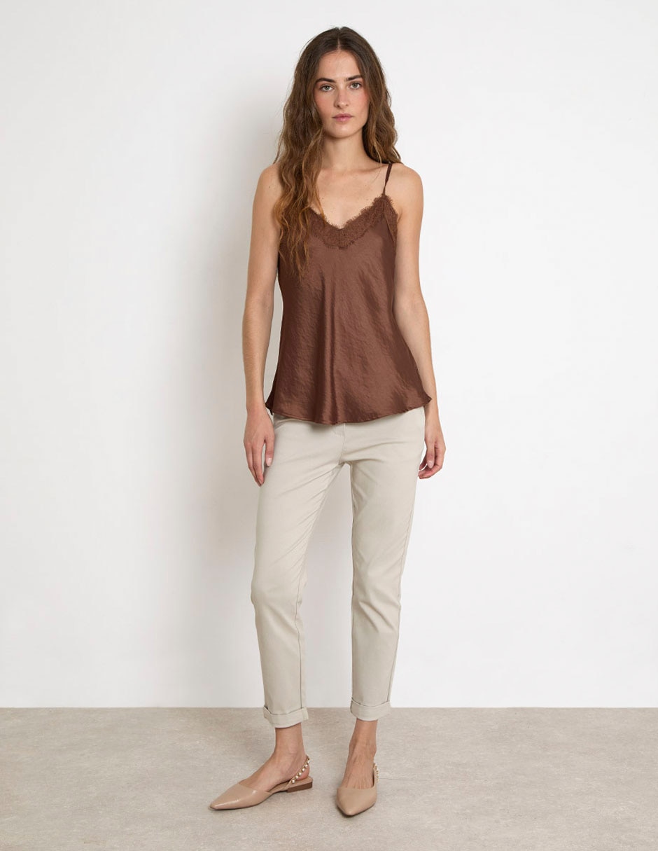 Pantalón capri slim para mujer 3