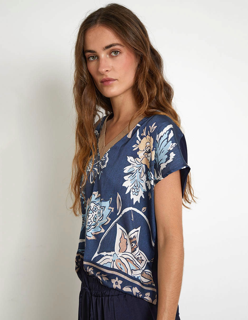Blusa manga corta para mujer 3