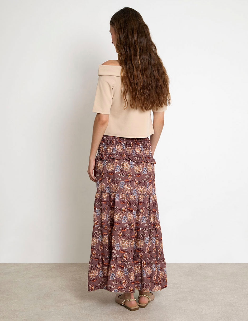 Falda crop a la cintura 2