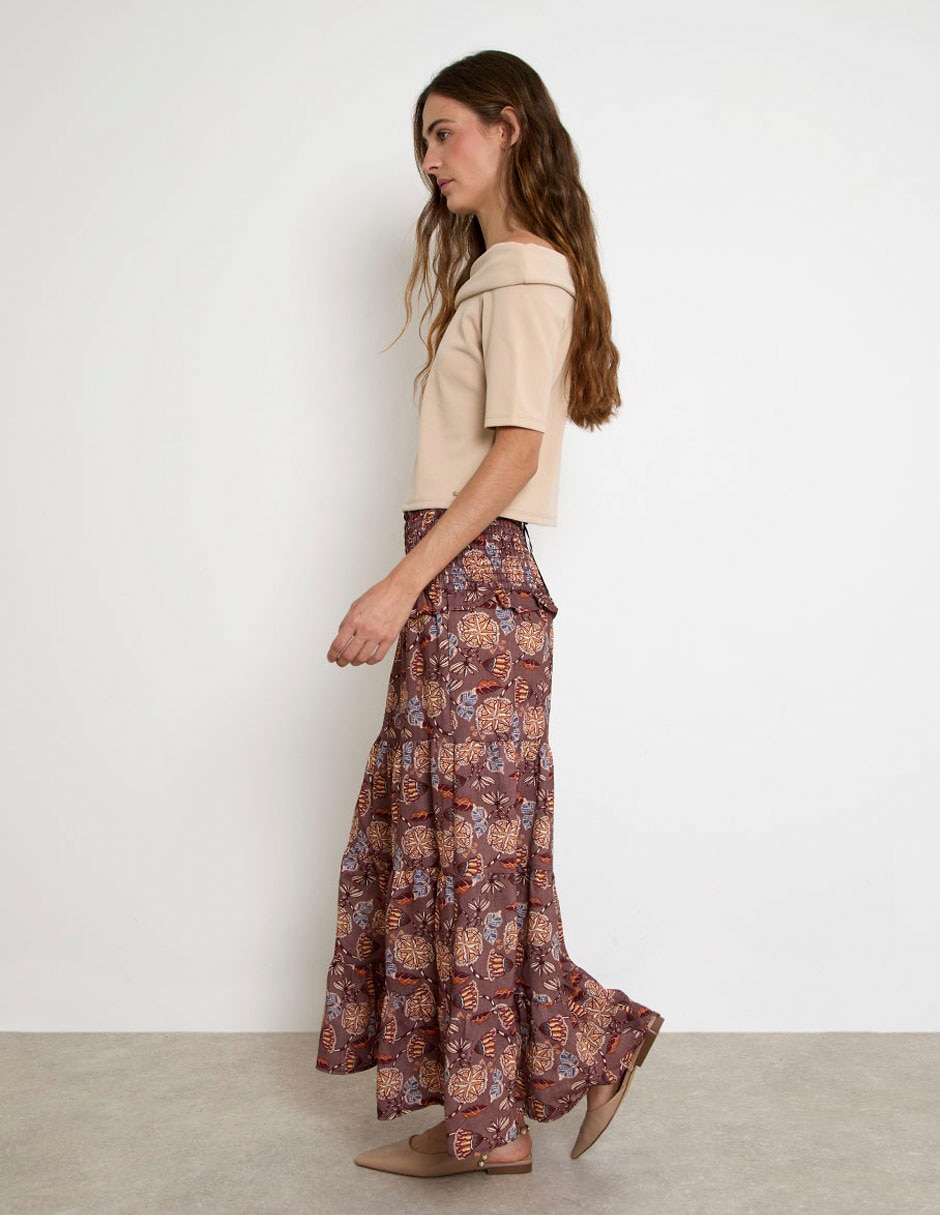 Falda crop a la cintura 5