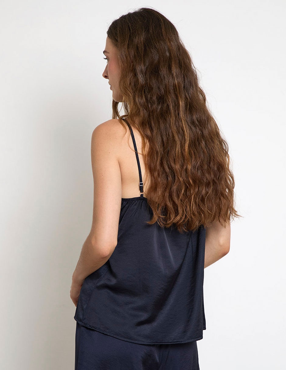 Blusa sin manga para mujer 2
