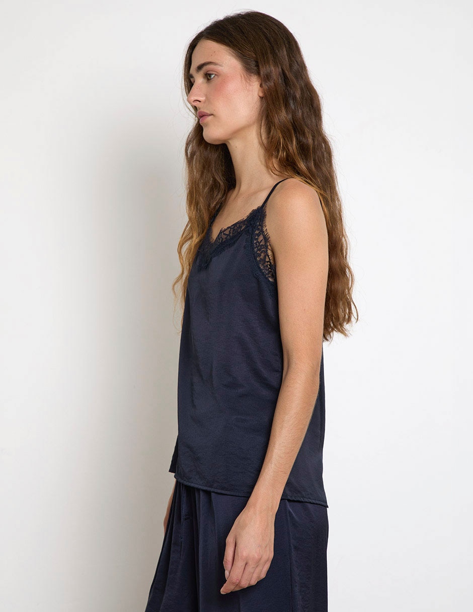 Blusa sin manga para mujer 4