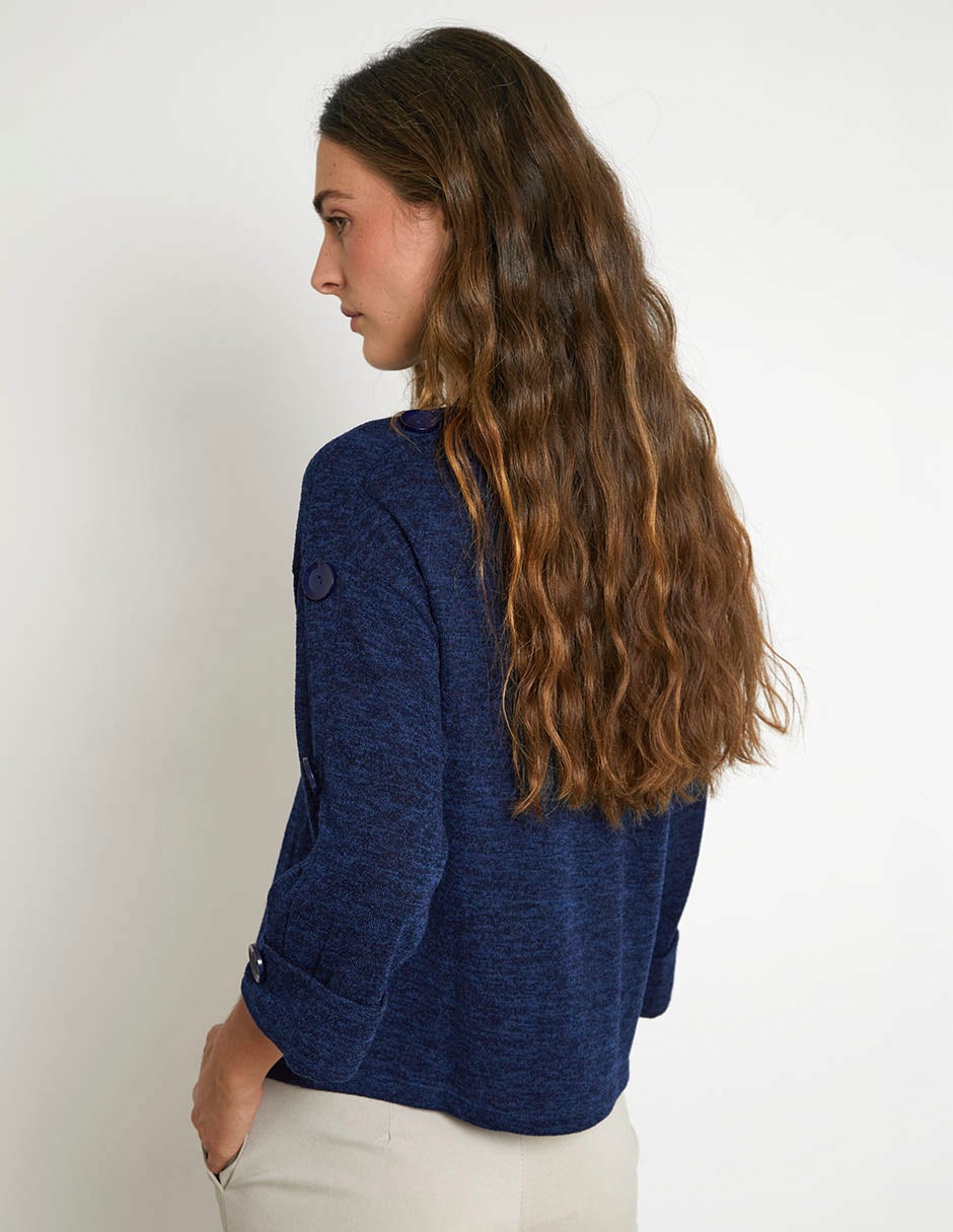 Suéter cuello redondo para mujer 2