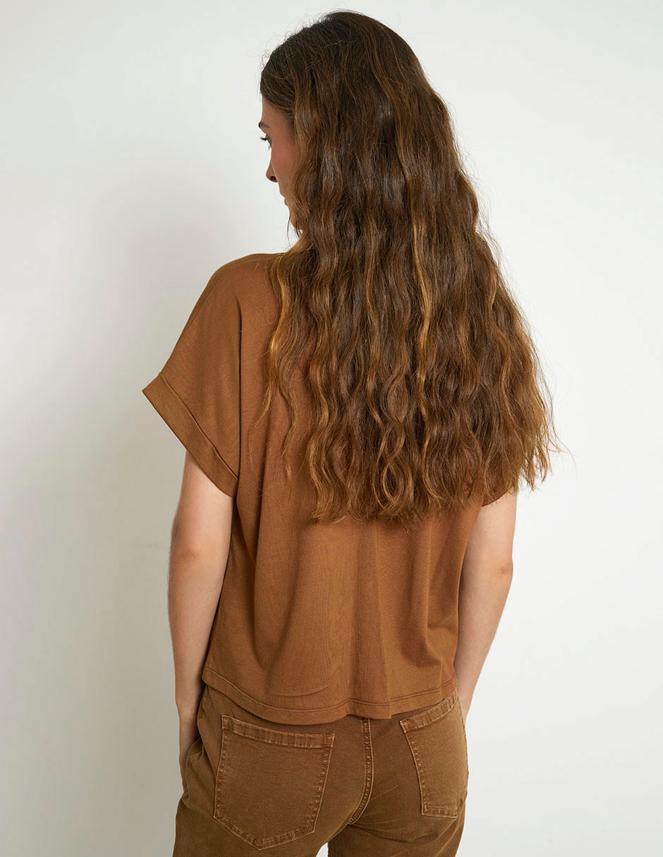 Blusa manga corta para mujer 2