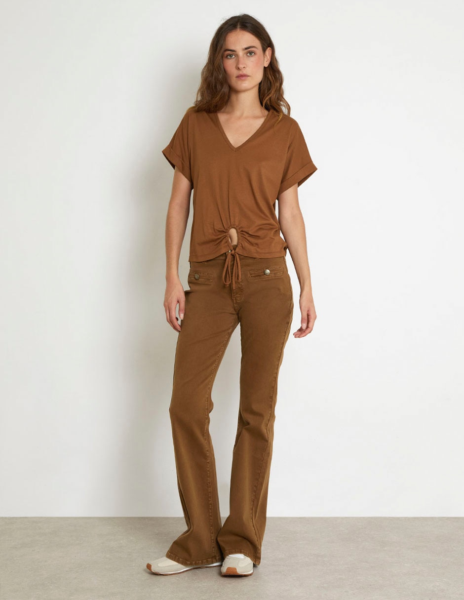 Blusa manga corta para mujer 3