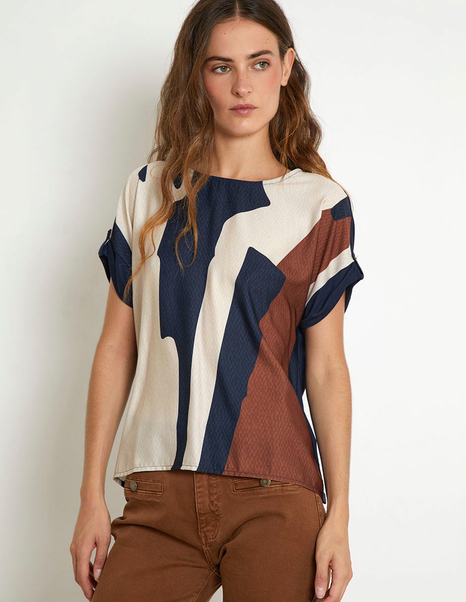 Blusa manga corta para mujer Blusa manga corta para mujer