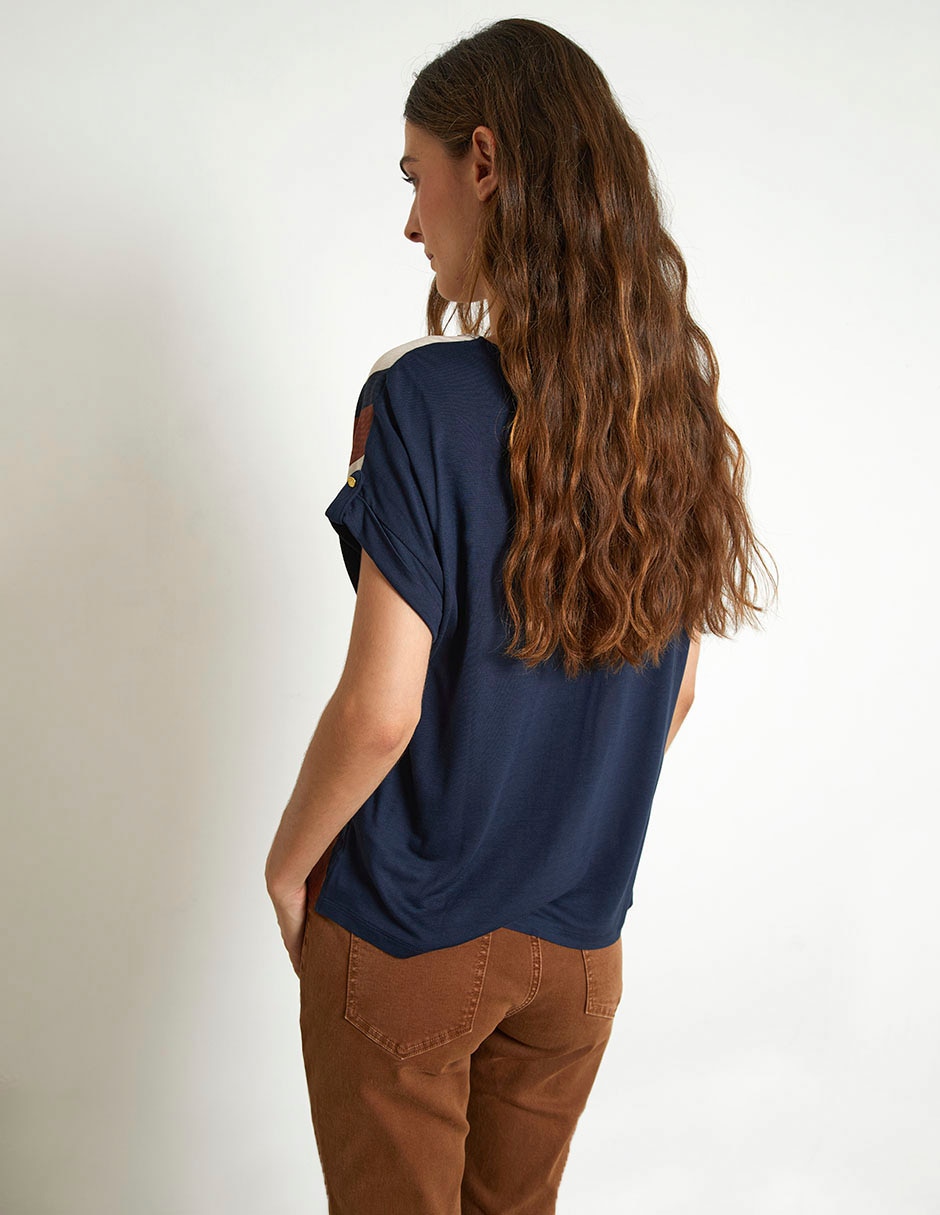 Blusa manga corta para mujer 2