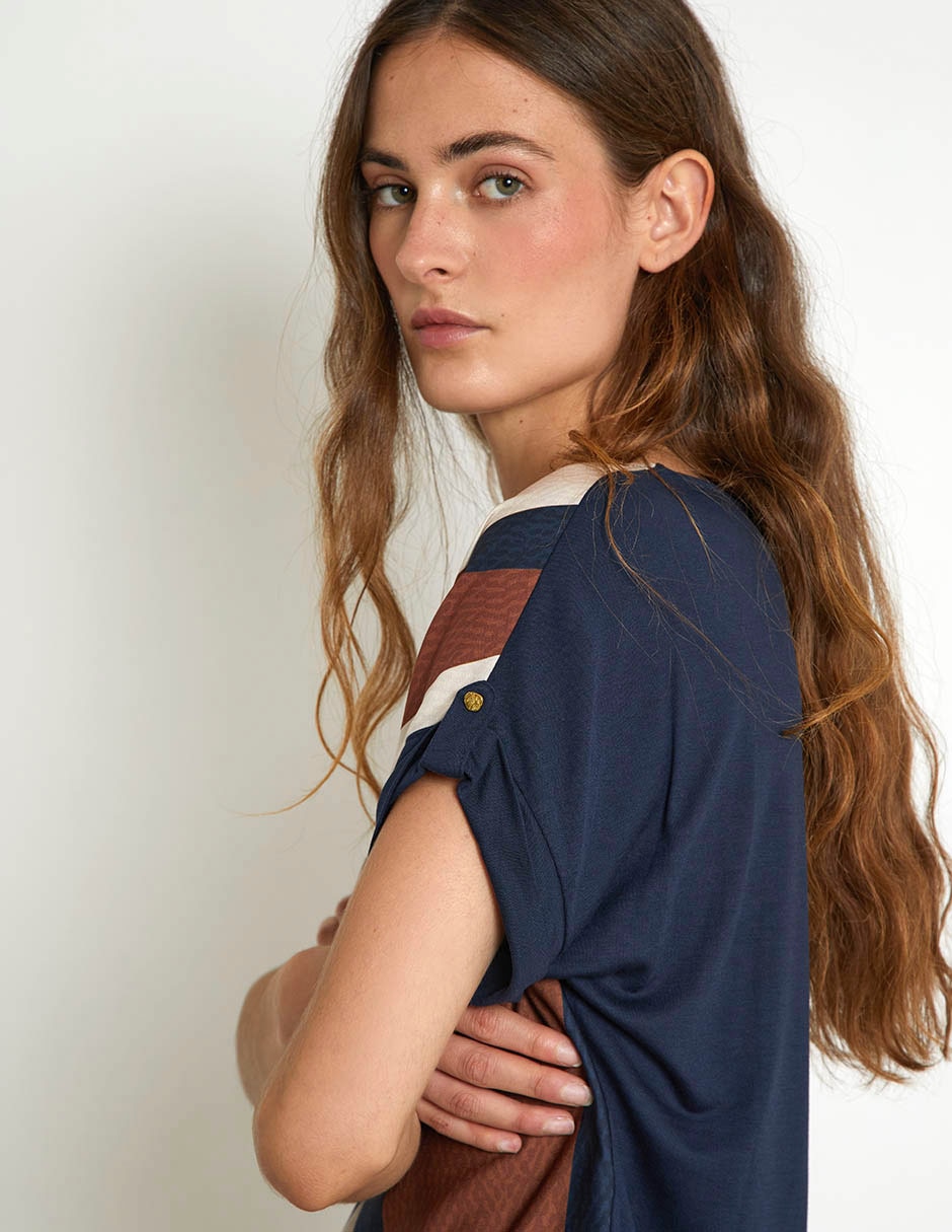 Blusa manga corta para mujer 5