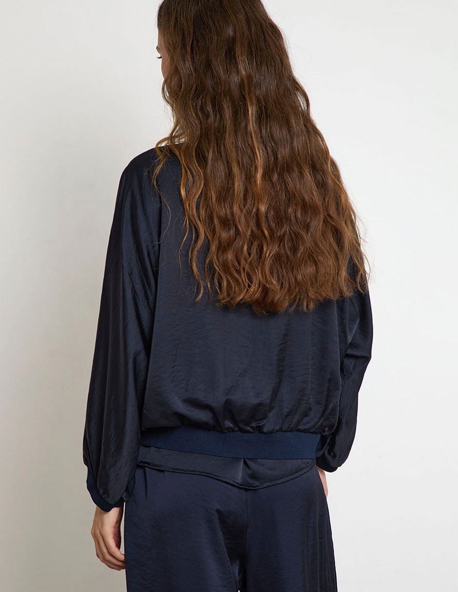 Suéter cuello V para mujer 2