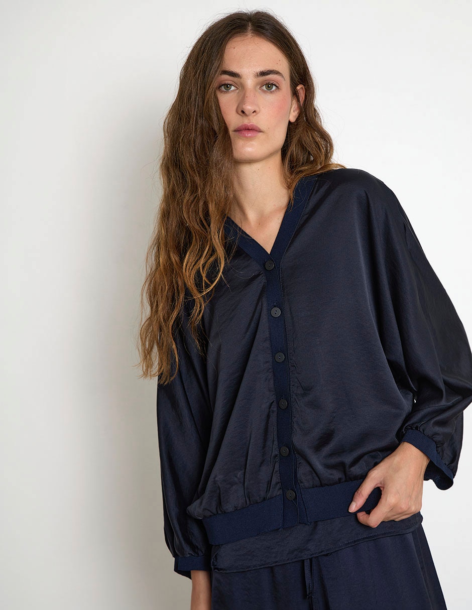 Suéter cuello V para mujer 6