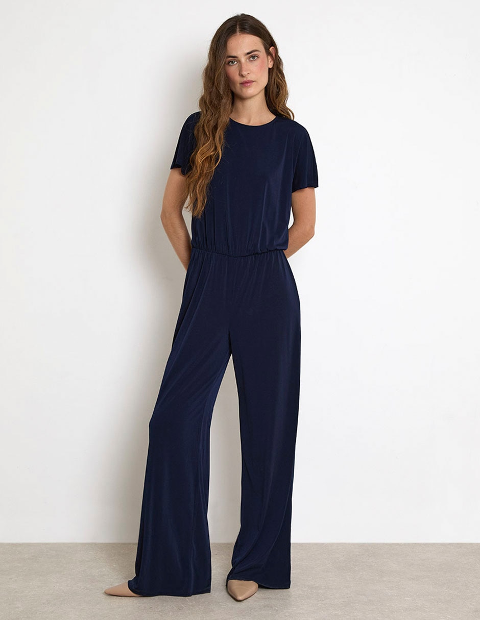 Jumpsuit casual estampado liso para mujer