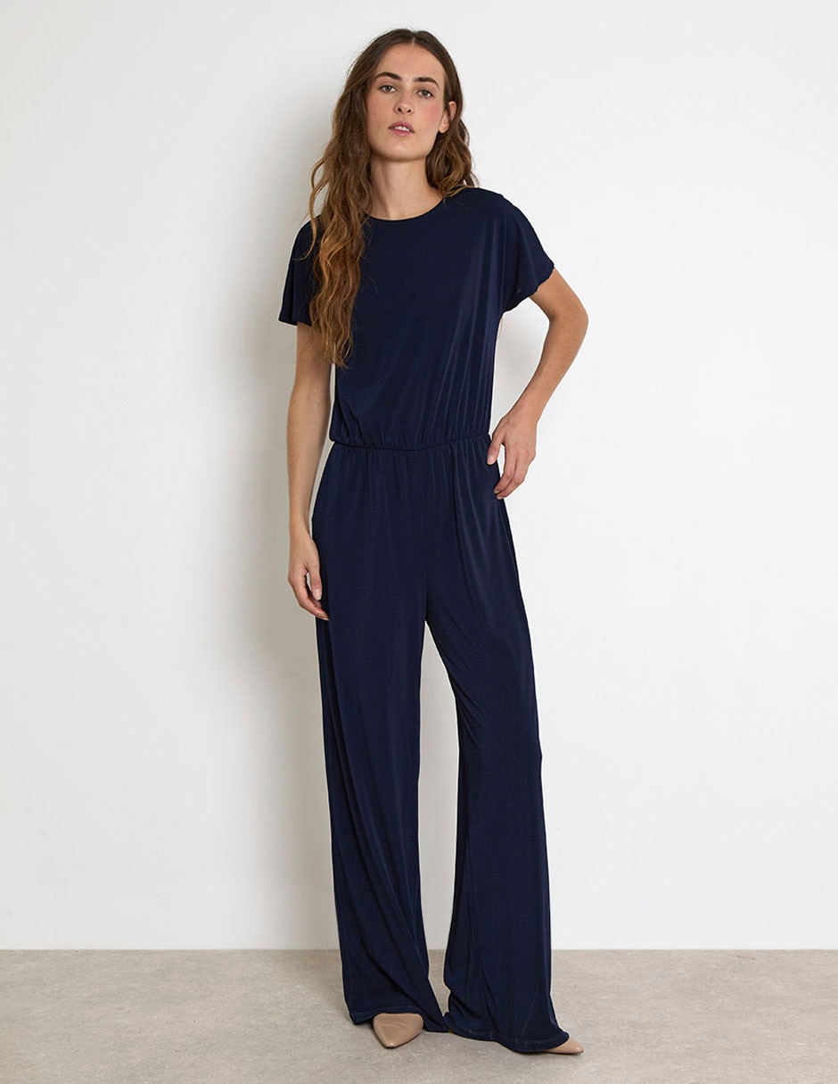 Jumpsuit casual estampado liso para mujer 3