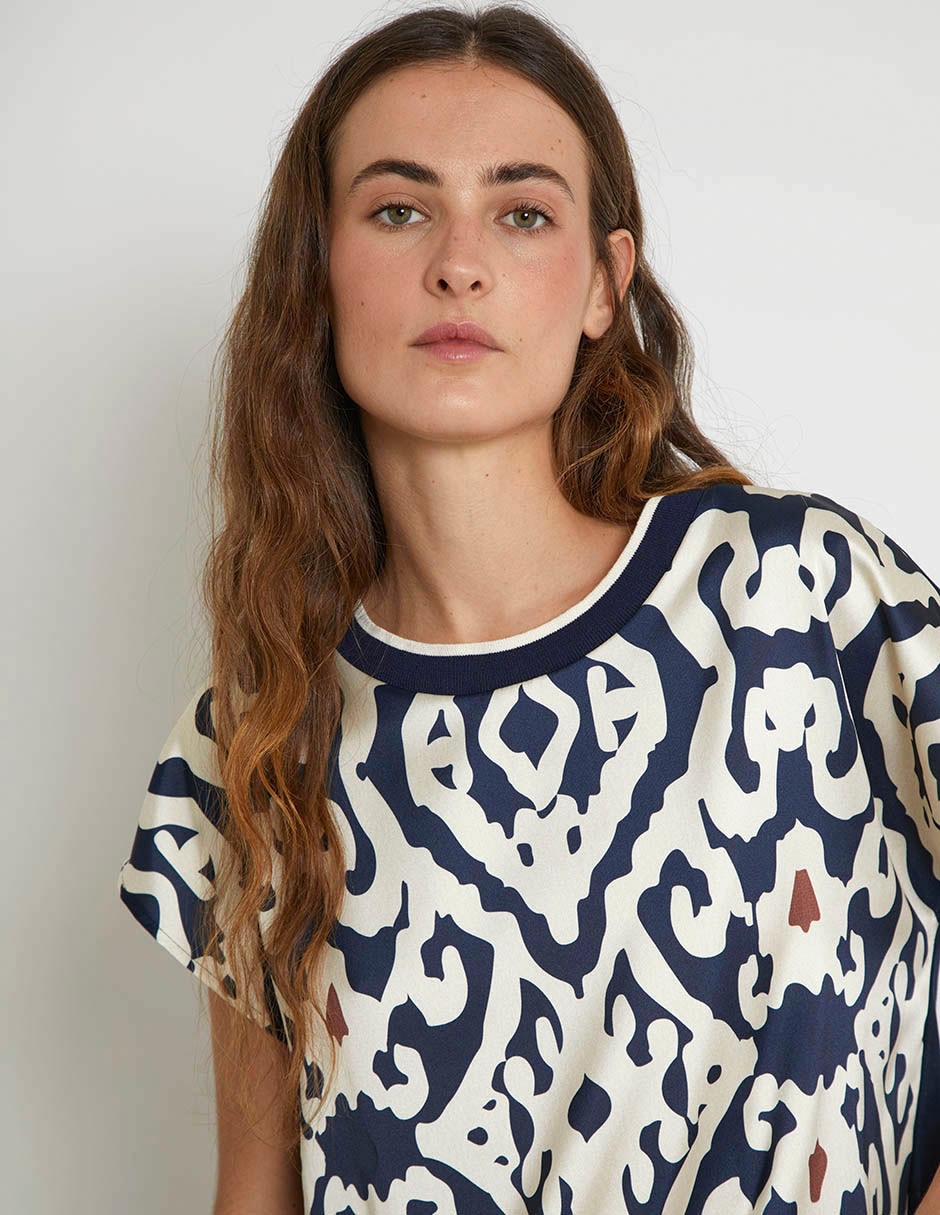 Blusa manga corta para mujer 4