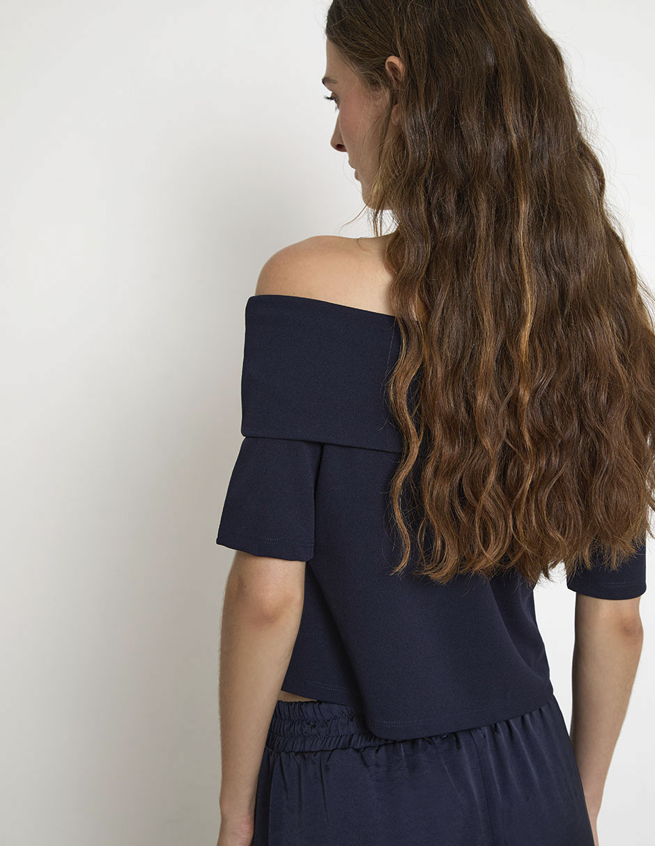 Blusa Trucco manga corta para mujer