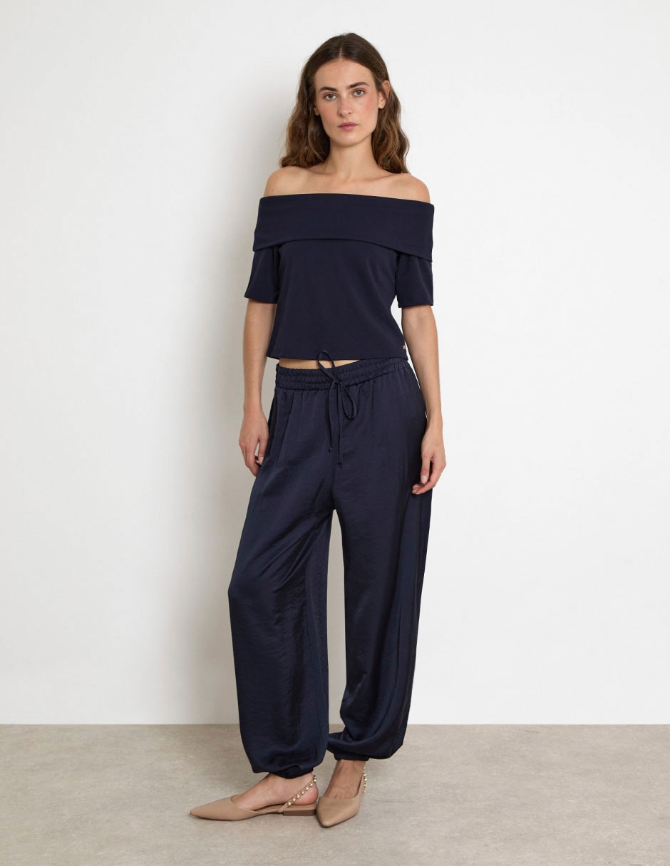 Blusa Trucco manga corta para mujer