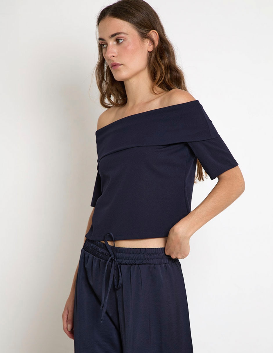 Blusa Trucco manga corta para mujer