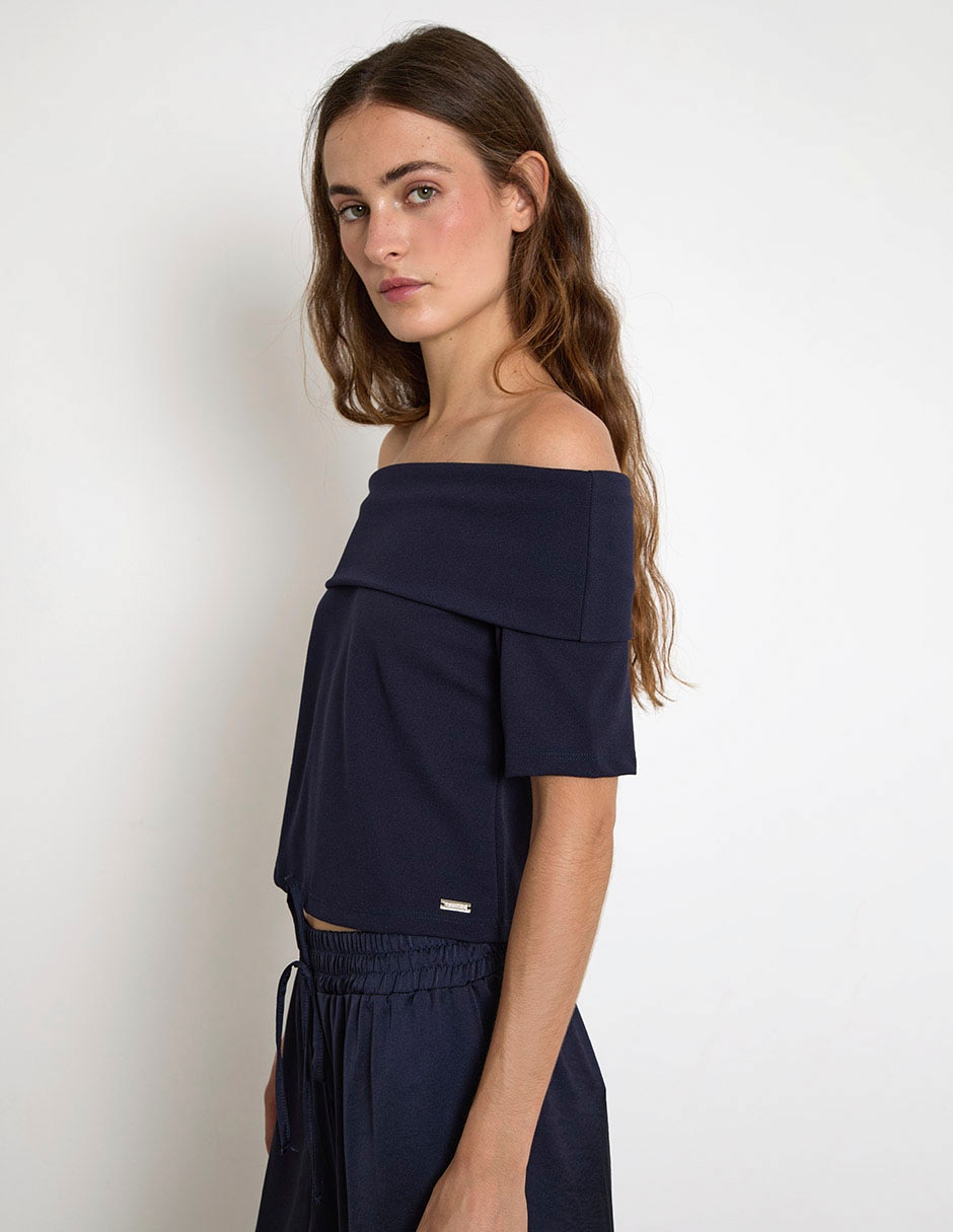 Blusa Trucco manga corta para mujer