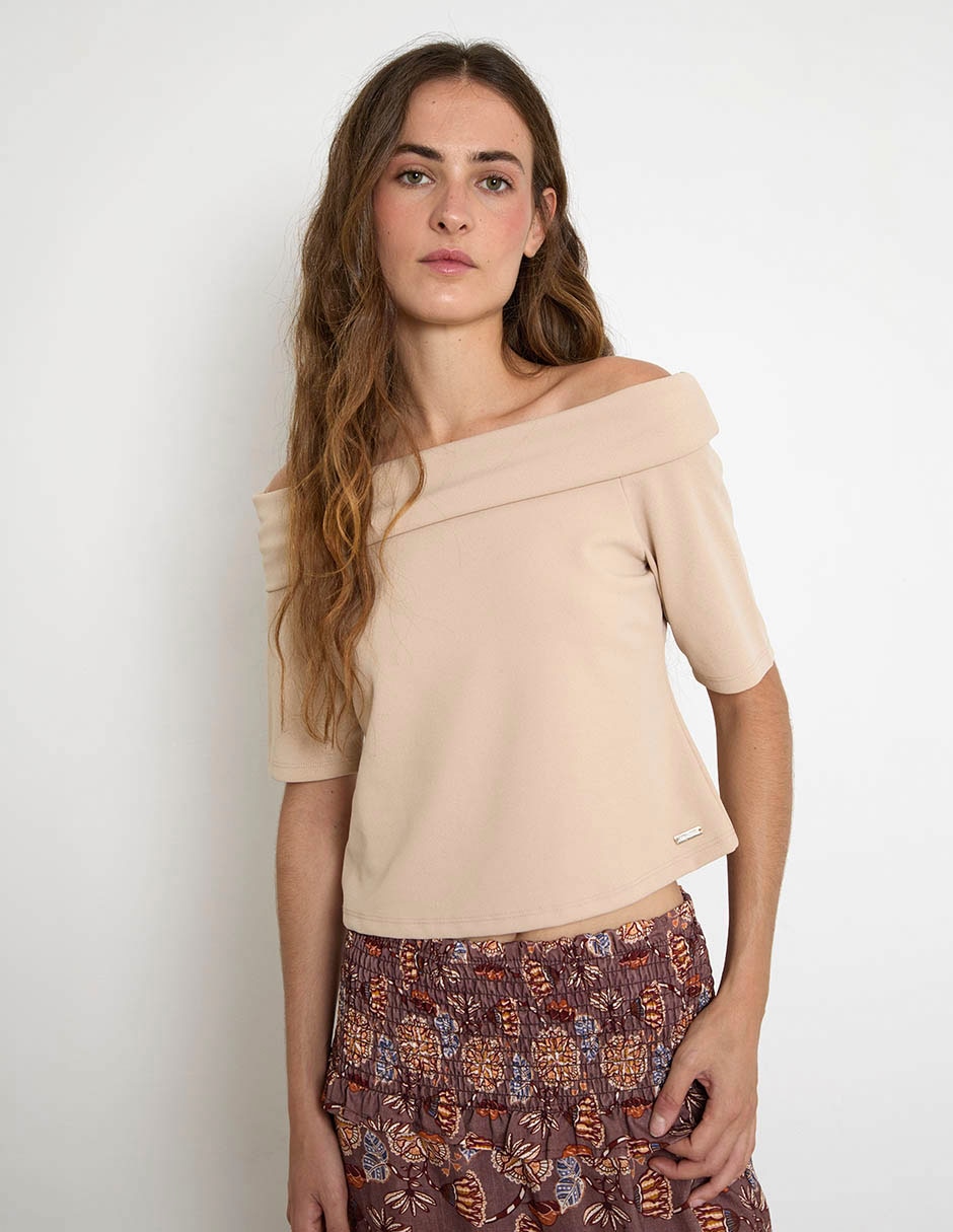 Blusa manga corta para mujer 1