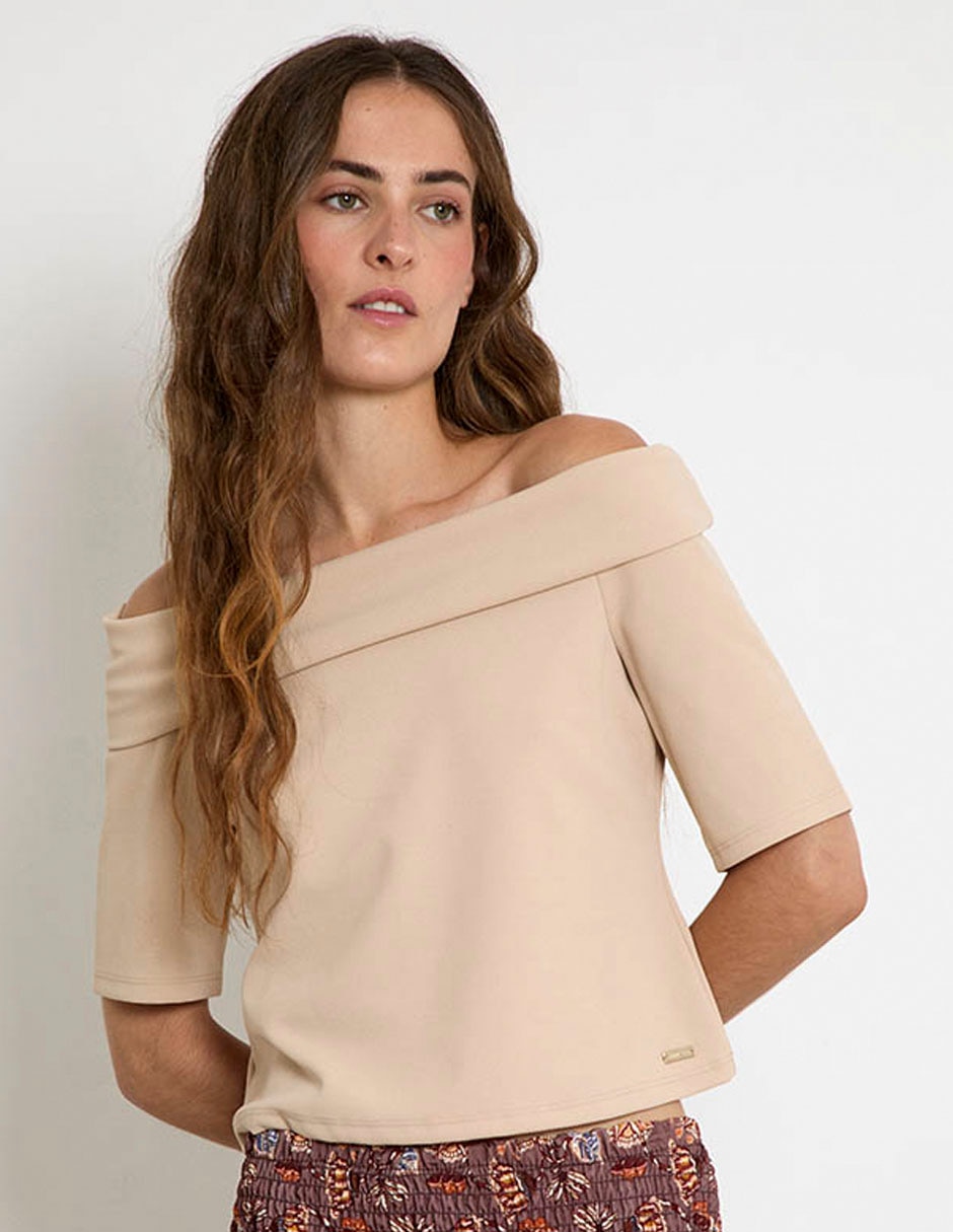 Blusa manga corta para mujer 4