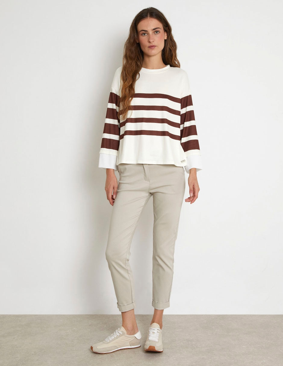 Suéter cuello redondo para mujer 3