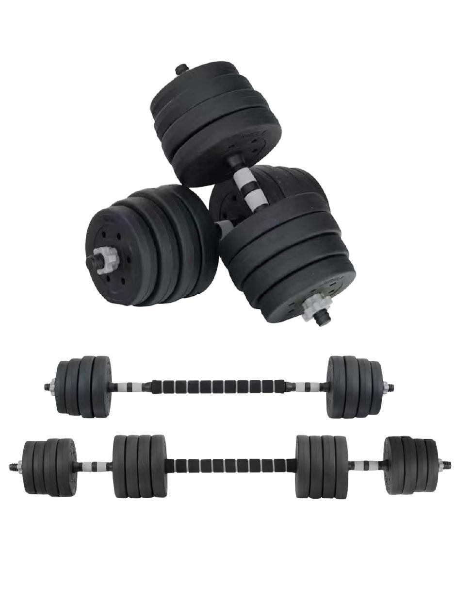 Set mancuernas de peso variable X-Rush 15 kg 15 piezas