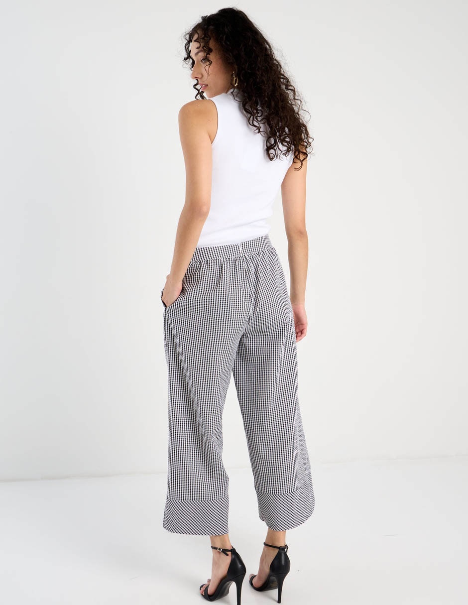 Pantalón regular amplio para mujer 3